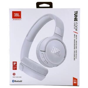Casque Bluetooth JBL Tune 520BT Pure Bass Blanc