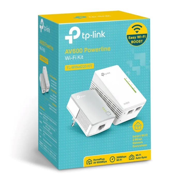 CPL-WiFi-TP-link-Kit-2-CPL-AV600-WiFi-N-300-Mbps-TL-WPA4220KIT-4